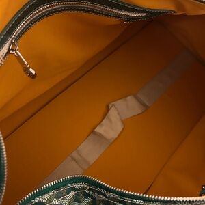 Goyard Green and Yellow Tote